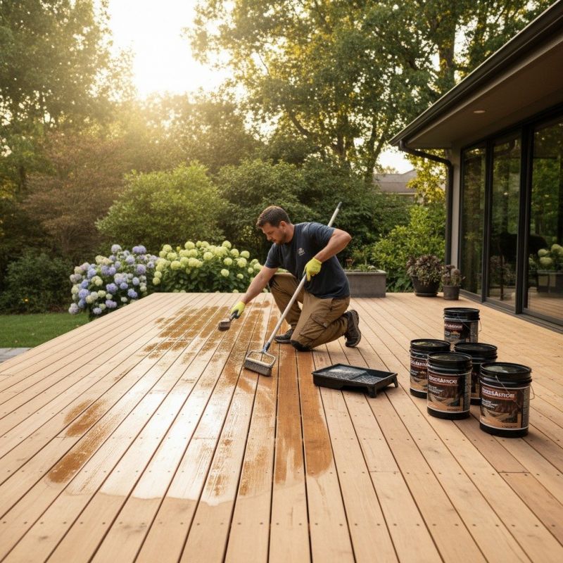 Wood Deck Stripping